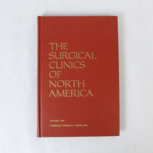 Surgical Clinics of North America 1980 Vol 60 No 5 Complex Surgical Problems