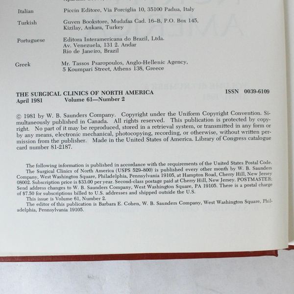 Surgical Clinics of North America 1981 Vol 61 No 2 Practical Hand Surgery