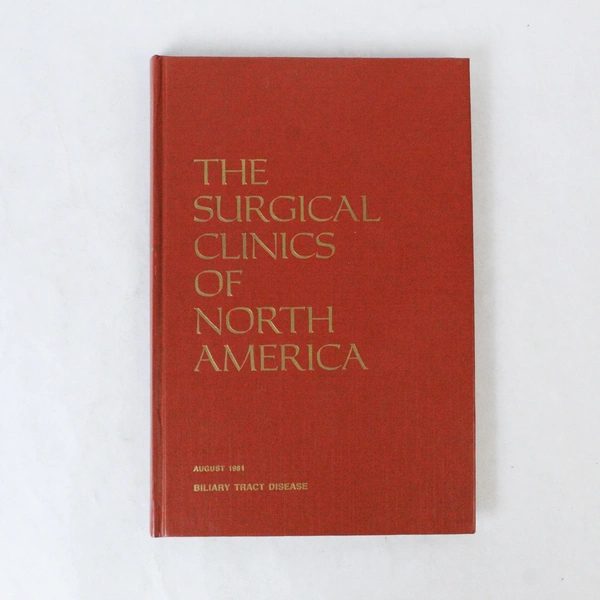 Vintage Surgical Clinics of North America Aug 1981 Vol 61 No 4 Book