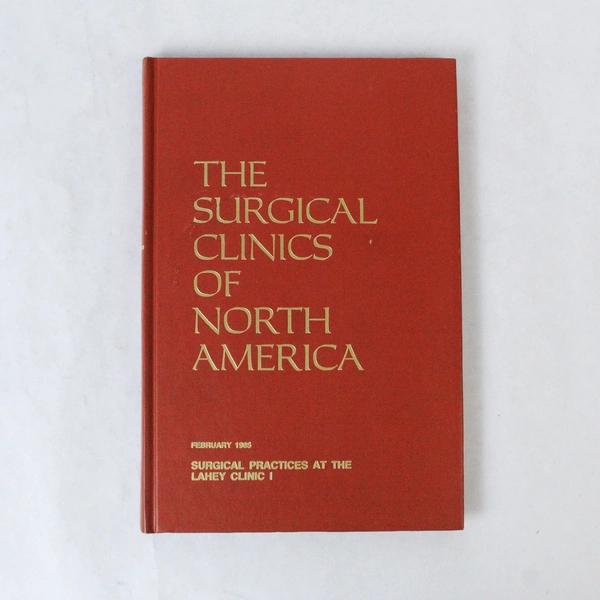 Vintage Surgical Clinics of North America Feb 1985 Vol 65 No 1 Book