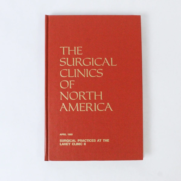 Vintage The Surgical Clinics of North America April 1985 Volume 65 #2 Book