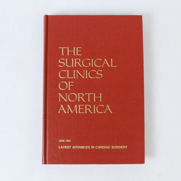 Vintage The Surgical Clinics of North America June 1985 Cardiac Surgery Book