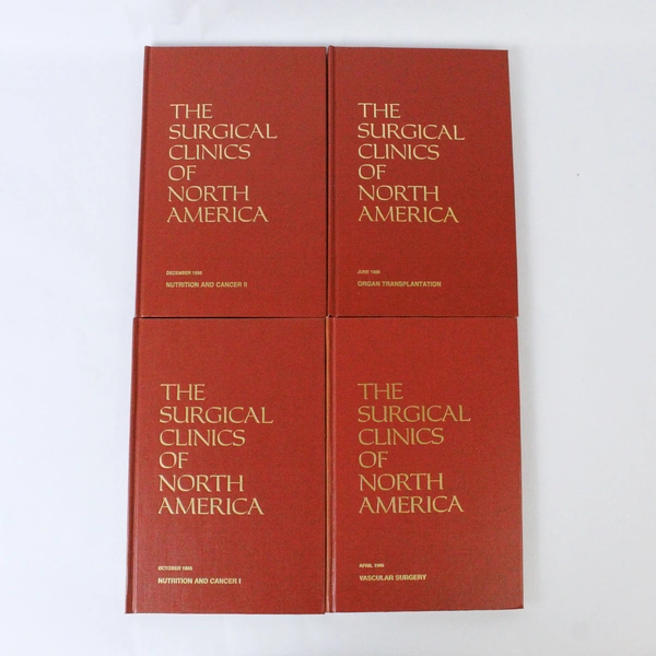 Lot of 4 The Surgical Clinics of North America 1986 Vol 66 April-June-Dec