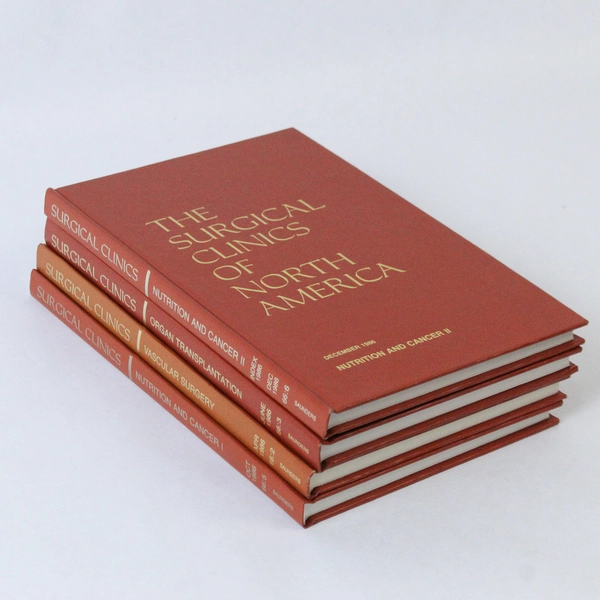 Lot of 4 The Surgical Clinics of North America 1986 Vol 66 April-June-Dec