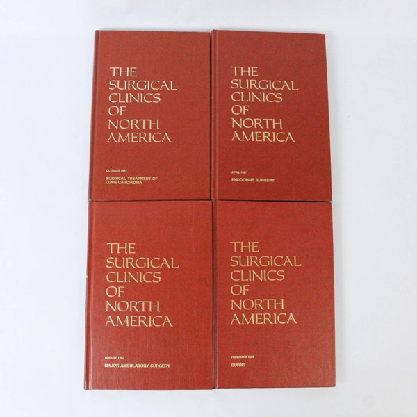 Lot of 4 The Surgical Clinics of North America 1987 Vol 67 Issues 1-5