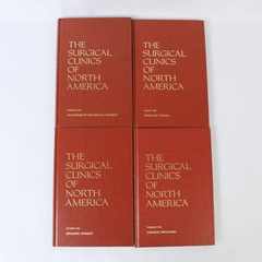 Lot of 4 The Surgical Clinics of North America 1988 Vol 68 Feb Aug Oct Dec