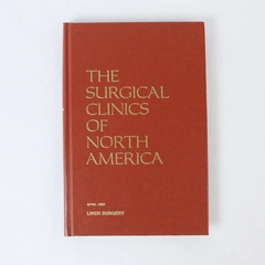 Vintage Surgical Clinics of North America April 1989 Volume 69 No. 2 Book
