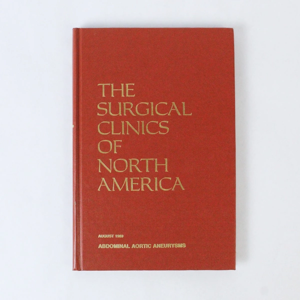 Vintage Surgical Clinics of North America Aug 1989 Vol 69 No 4 Book