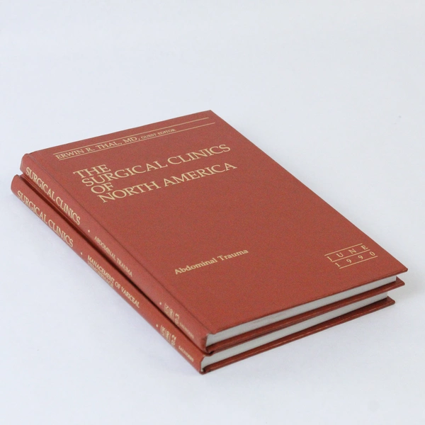 Lot of 2 The Surgical Clinics of North America Vol 70 April & June 1990