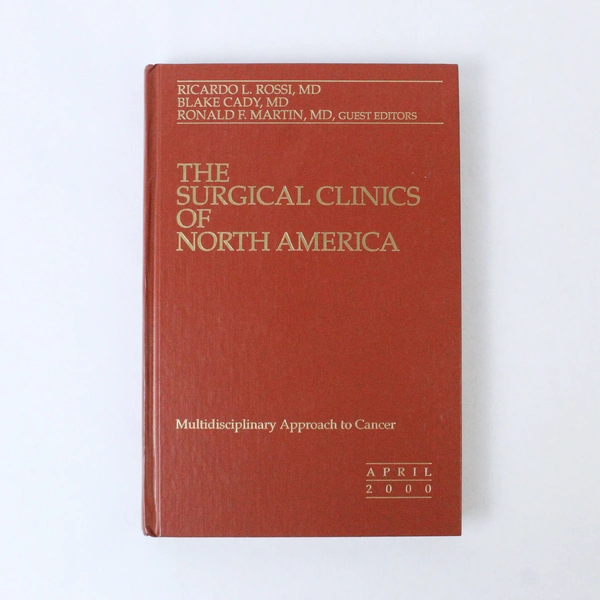 The Surgical Clinics of North America April 2000 Vol 80 No 2 - Good Condition