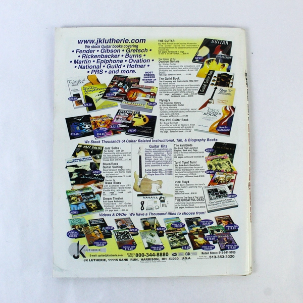 Vintage Guitar Magazine Jan 2003 Kim Simmonds Jeff Hanna Good Condition