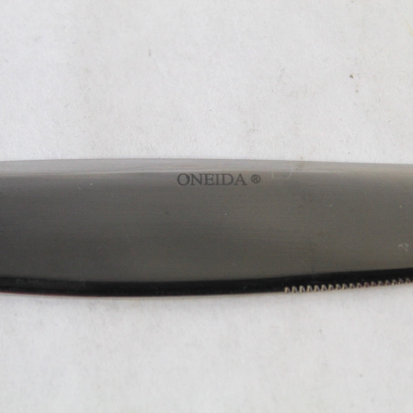 Lot of 4 Oneida Quadratic Dinner Knives Stainless Steel Satin Finish