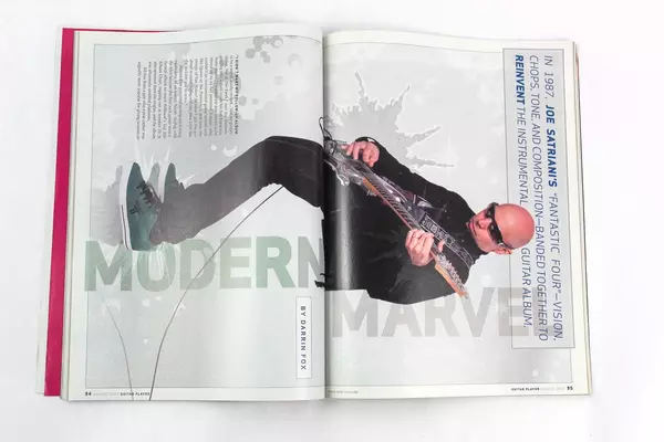 Guitar Player Magazine Aug 2007 Joe Satriani Surfing With The Alien Cover