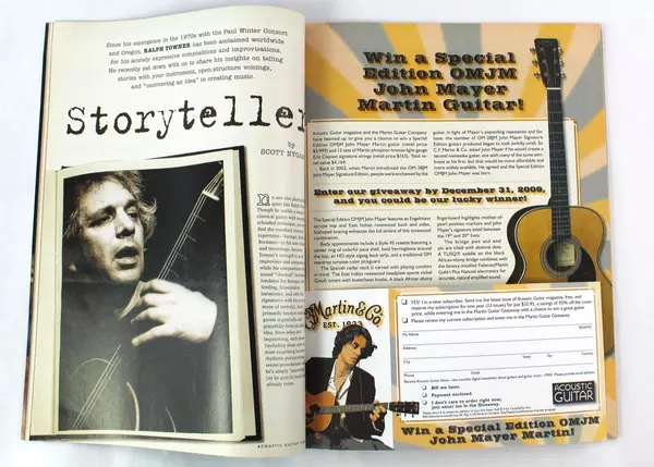 Acoustic Guitar Magazine Aug 2006 Dave Grohl Playing Acoustic - Good Condition