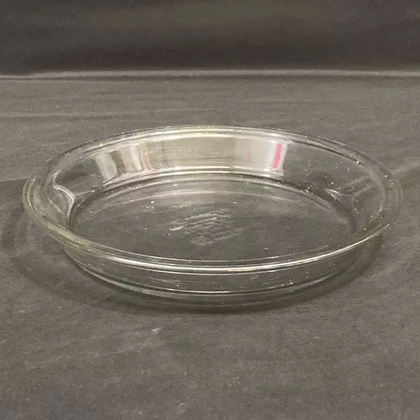 Vintage Anchor Hocking 9" Clear Glass Pie Dish #1060 Pre-Owned Cookware