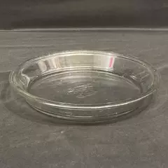 Vintage Anchor Hocking 9" Clear Glass Pie Dish #1060 Pre-Owned Cookware