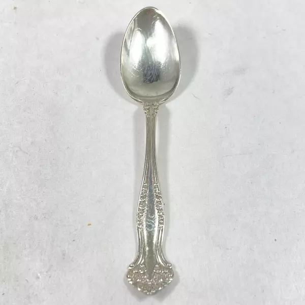 1847 Rogers Bros Silver Plate Teaspoon Avon Pattern 1901 Monogrammed S