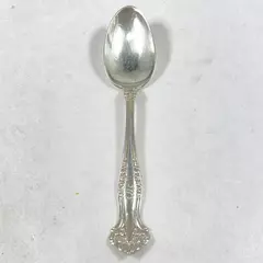 1847 Rogers Bros Silver Plate Teaspoon Avon Pattern 1901 Monogrammed S