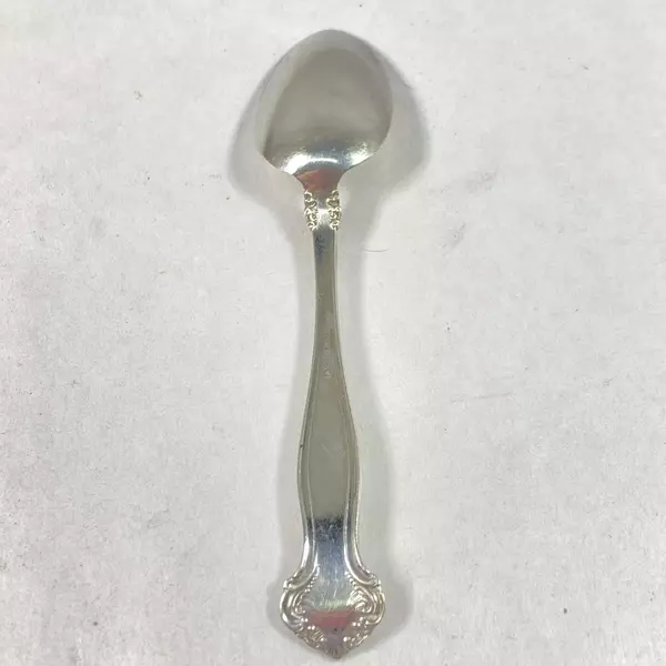 1847 Rogers Bros Silver Plate Teaspoon Avon Pattern 1901 Monogrammed S
