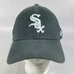 New Era MLB Chicago White Sox Trucker Hat Black & White One Size Pre-owned