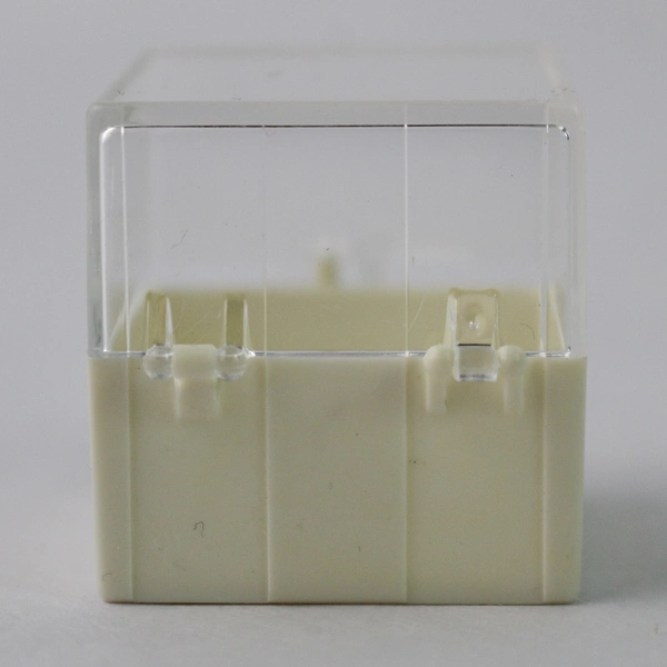 Lot of 20 Acrylic 1 Inch Display Cases Clear Beige Boxes Rings Earrings
