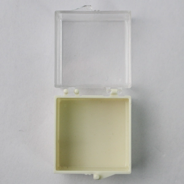 Lot of 20 Acrylic 1 Inch Display Cases Clear Beige Boxes Rings Earrings