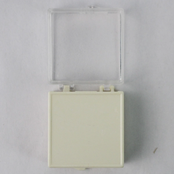 Lot of 20 Acrylic 1 Inch Display Cases Clear Beige Boxes Rings Earrings