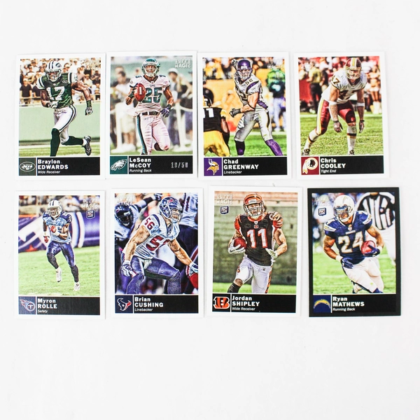 Lot of 47 Topps Magic 2010 Football Cards Assorted Players Stars