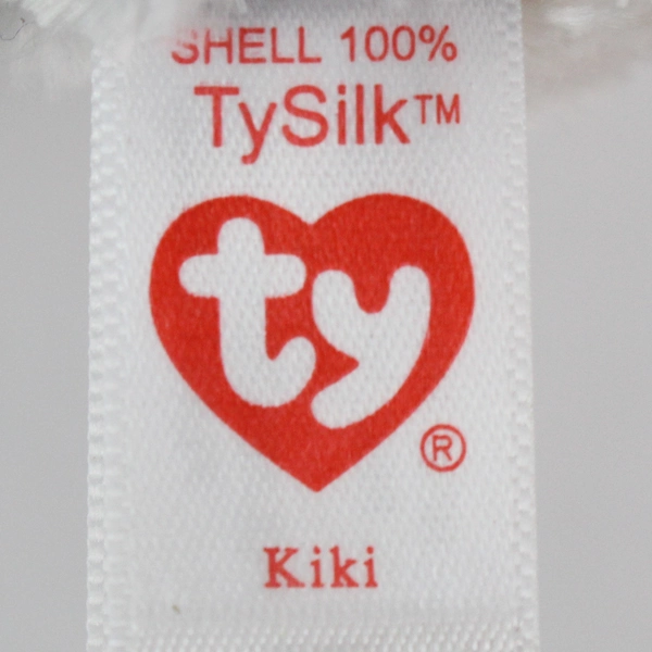 Ty Beanie Boos Baby Kiki Gray White Kitty Cat Plush 6.5" with Tags