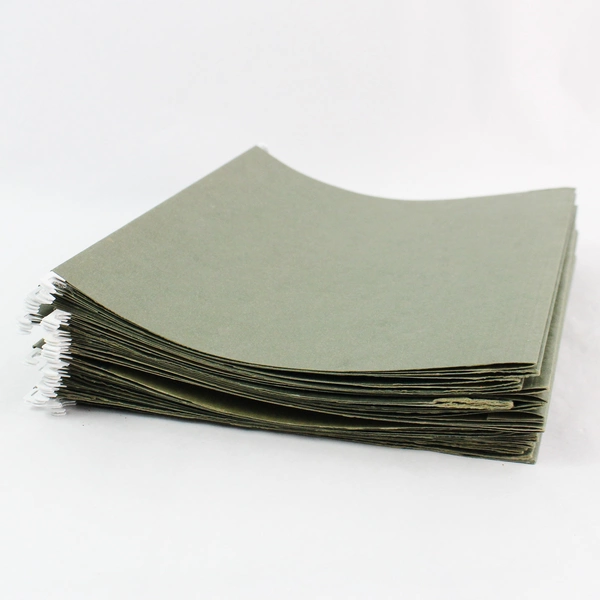 Set of 25 Smead Hanging File Folders Green White Hooks Standard Size