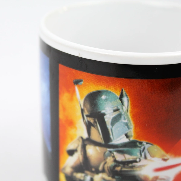 2012 Star Wars Coffee Mug - Storm Trooper, Boba Fett, Darth Vader Design