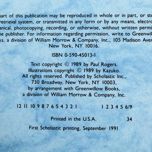 What Will The Weather Be Like Today? by Paul Rogers 1991 Paperback