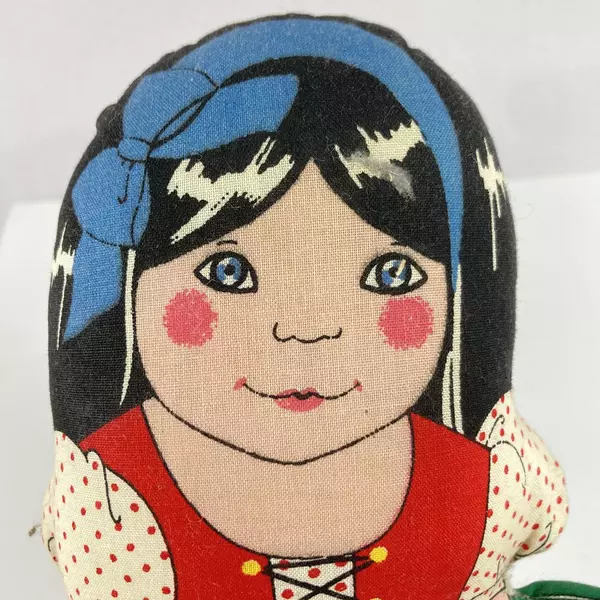 Vintage Snow White Cloth Doll 11.5" Pre-Owned with Minor Stain