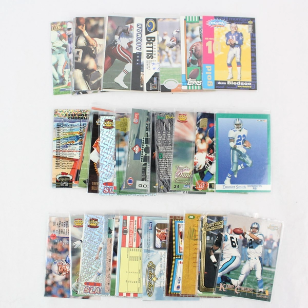 Lot of 40 1990s Football Cards - Stars & Commons in Great Condition
