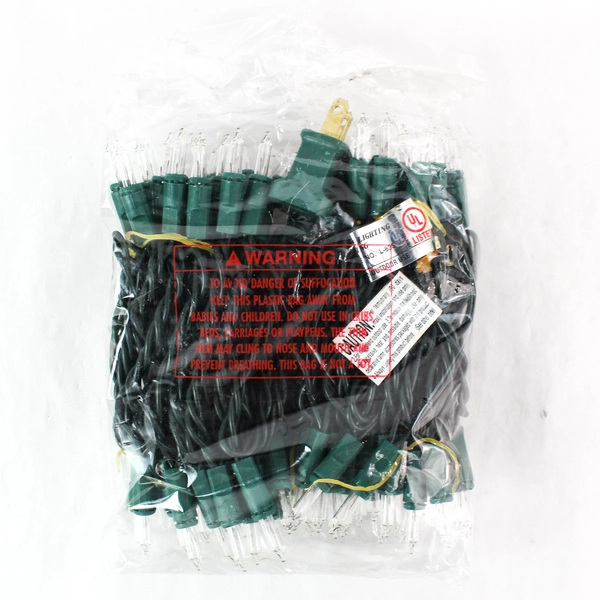 GE Merry Midget 100 Clear Lights Miniature Set Indoor/Outdoor 28.8 ft