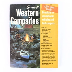 Sunset Western Campsites Paperback 1972 Lane Magazine & Books Revision