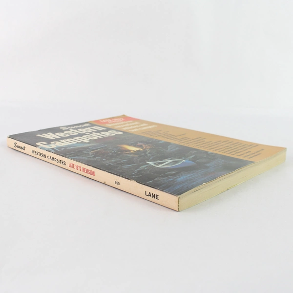 Sunset Western Campsites Paperback 1972 Lane Magazine & Books Revision