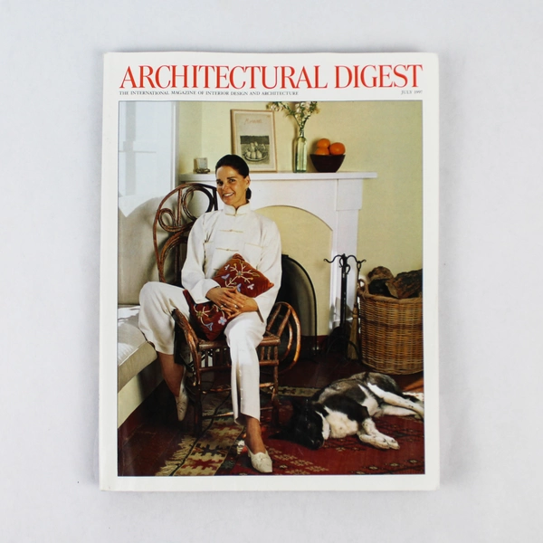 Vintage Architectural Digest July 1997 Magazine Ali MacGraw - Pre-owned