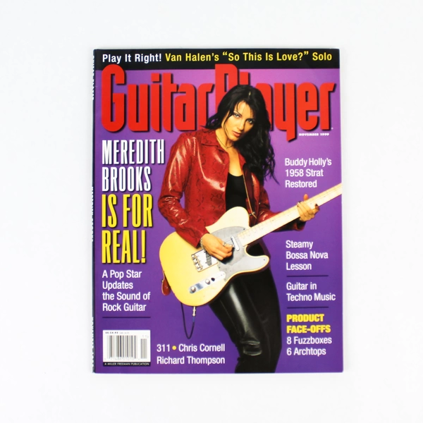 Guitar Player Magazine Vintage Nov 1999 Meredith Brooks - Good Condition