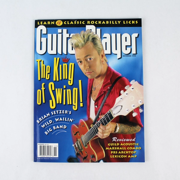 Guitar Player Magazine November 1998 - Brian Setzer The King of Swing
