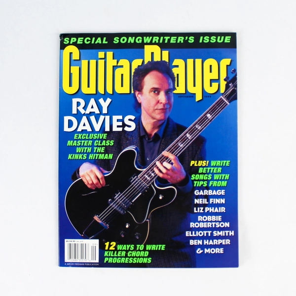 Vintage Guitar Player Magazine Sept 1998 Ray Davies The Kinks Good Condition