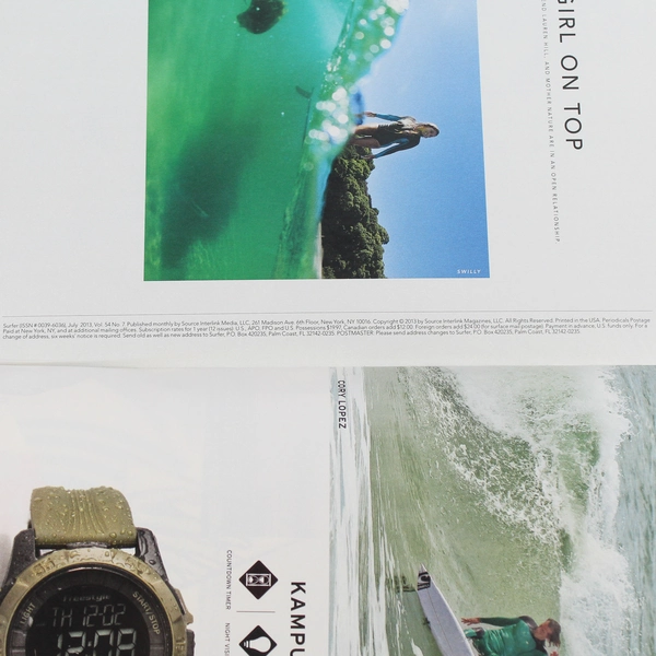 Surfer Magazine July 2013 - Baja's Renaissance, Good Condition