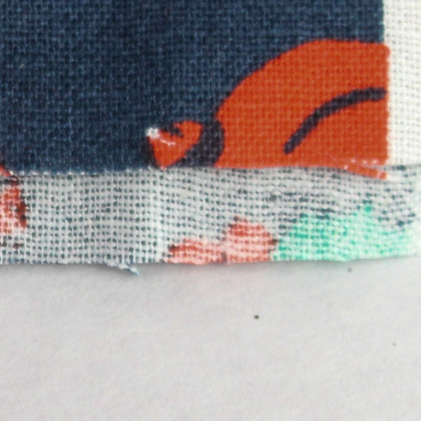 Jo-Ann Dark Blue Bird & Holly Pattern Fabric 41x42" DIY Project Cutters