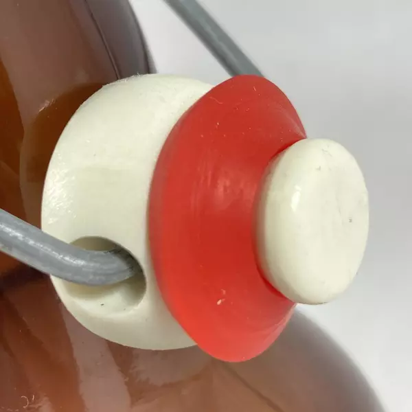 2 Vintage E Z Cap Brown Swing Top Bottles For Home Brewing 