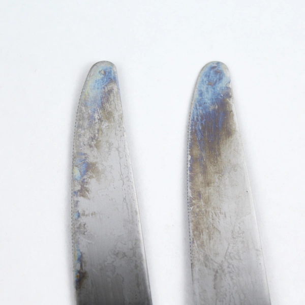 Lot of 5 Towle Mason Frost Stainless Steel Dinner Knives 9.5" - Pre-Owned