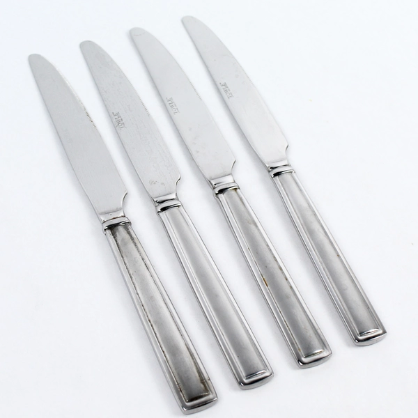 Set of 4 Towle Mason Frost Stainless Steel Dinner Knives 9.5" Pre-Owned