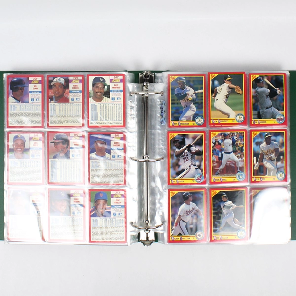 Lot 449 Baseball Cards 1990 Score All Different Griffey Jr. With Binder
