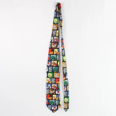 Looney Tunes Stamp Collection Necktie 1997, 55" - Fun Cartoon Characters