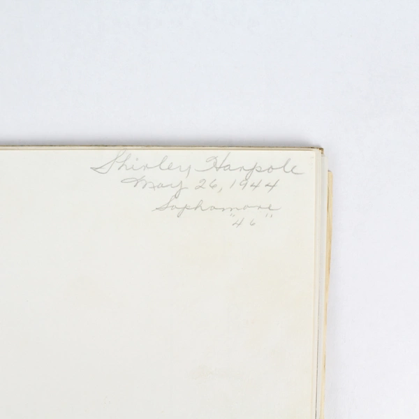 Vintage Willamina Union High School 1944 La Revue Yearbook Soft Cover 