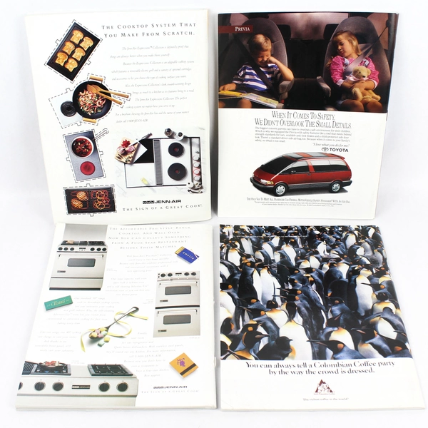 Mixed Lot Of 4 Smithsonian Magazines January February November 1993 April 1995